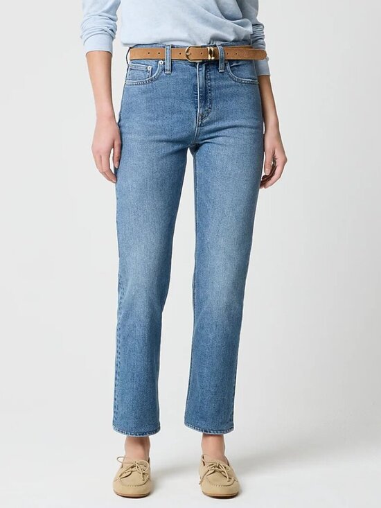 J. Crew Factory Denim - J. Crew Mid-Rise Straight Leg Jeans All Day Stretch Size 28 NWOT